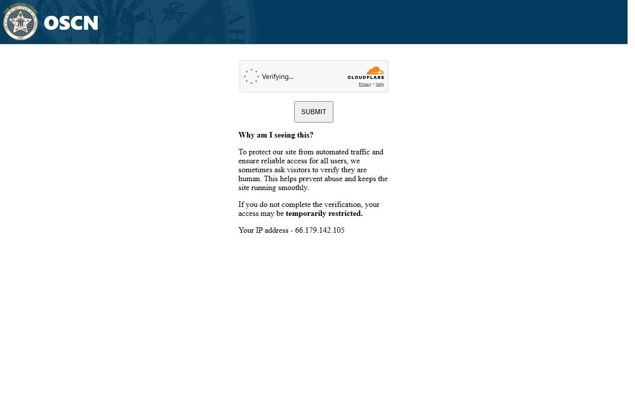 OSCN Craig County criminal court records search portal